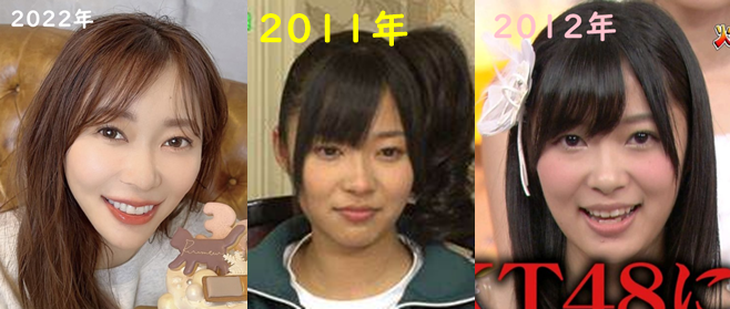 指原莉乃の2022年と2011年と2012年